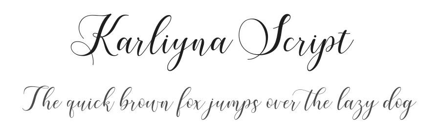 Karliyna Script by Jamalodin — Script Handwritten Font