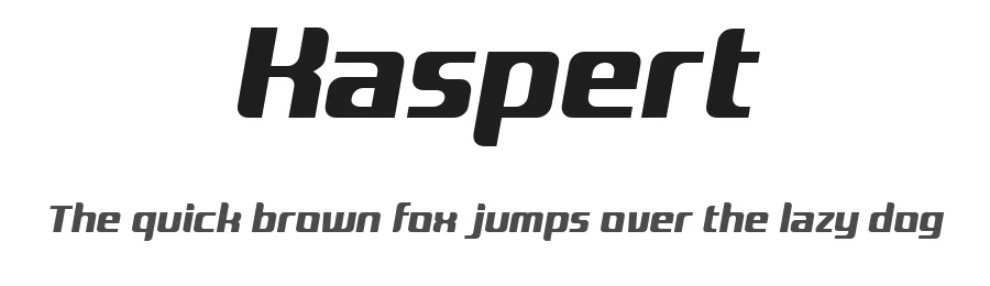 Kaspert by Drizy Studio — Display Font