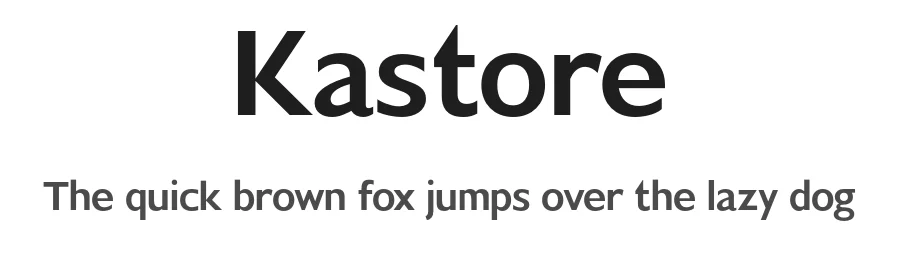 Kastore by Aleksey Ryabov — Sans Serif Font