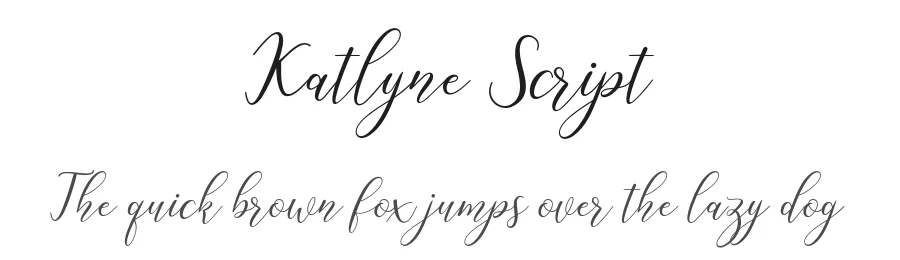 Katlyne Script by Takiyuddin — Script Handwritten Font