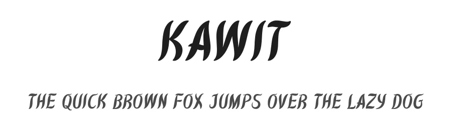 Kawit by Aaron Amar — Script Handwritten Font