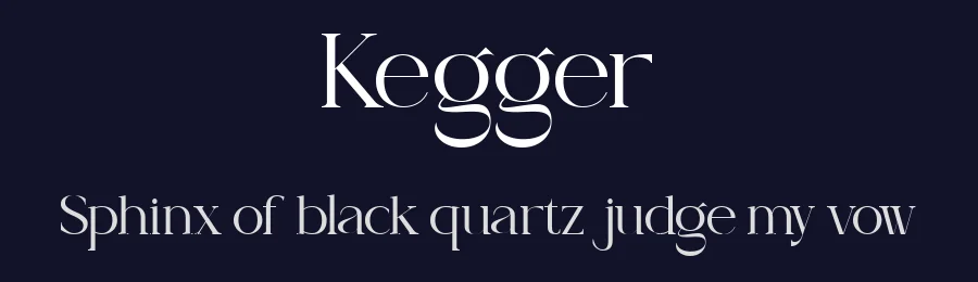 Kegger by Akhmad Husein Rifa'i — Serif Font — thumbnail 2