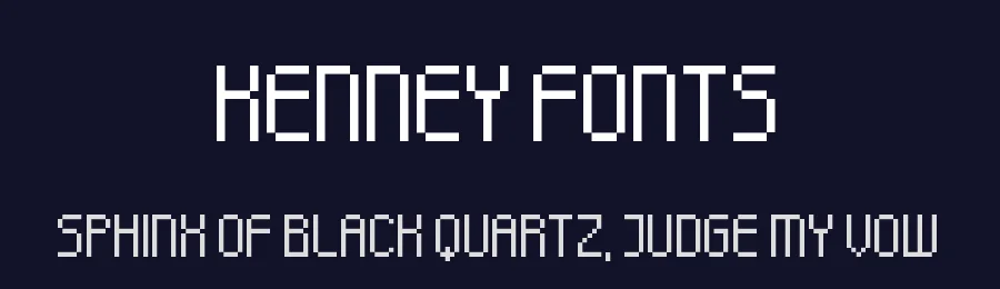 Kenney Fonts by Kenney — Display Font — thumbnail 2