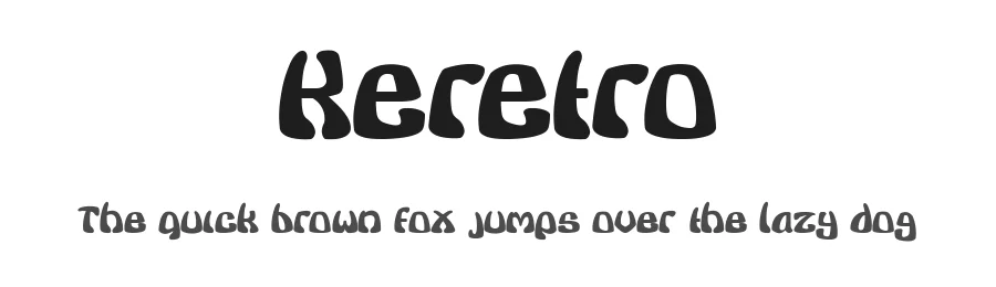 Keretro by Ragamkata Studio — Display Font