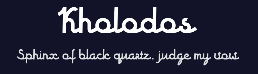 Kholodos by Grigorij Gushchin — Script Handwritten Font — thumbnail 2