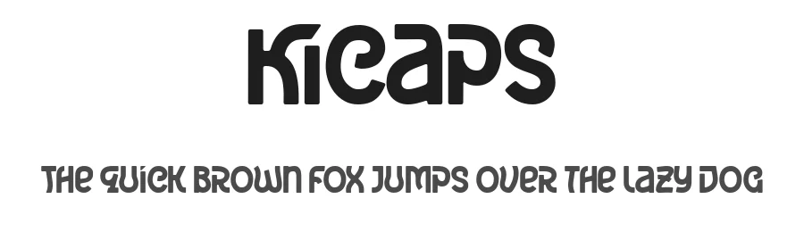 Kicaps by Jarnawi Saja — Display Font