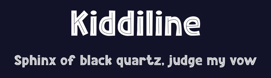 Kiddiline by PINISIART TEAM — Display Font — thumbnail 2