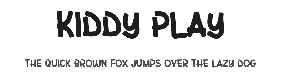 Kiddy Play by Sahirul Puguh — Script Handwritten Font