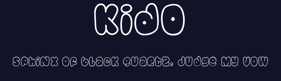 Kido by thet paing thwe — Script Handwritten Font — thumbnail 2
