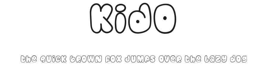 Kido by thet paing thwe — Script Handwritten Font