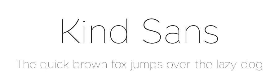 Kind Sans by Marco Pezzotta β Sans Serif Font