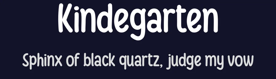 Kindegarten by Anomieka — Script Handwritten Font — thumbnail 2