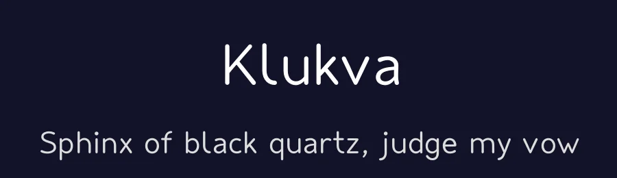 Klukva by Ivan Lisichkin (wzos2.design@gmail.com) — Sans Serif Font — thumbnail 2