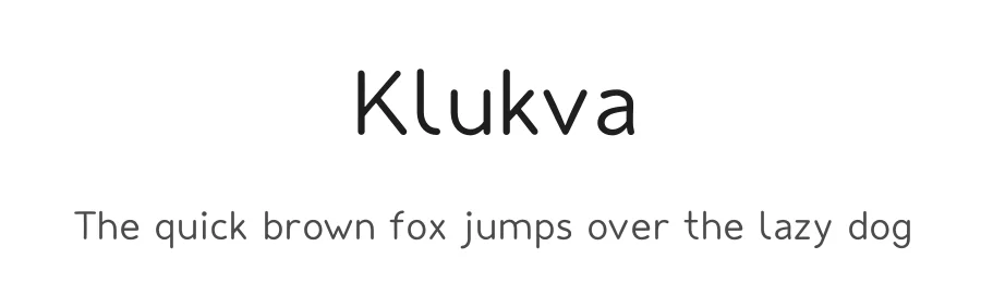 Klukva by Ivan Lisichkin (wzos2.design@gmail.com) — Sans Serif Font