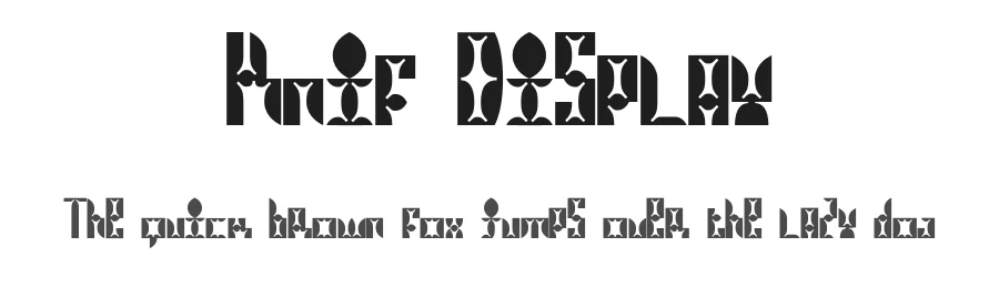 Knif Display by BOEM — Display Font