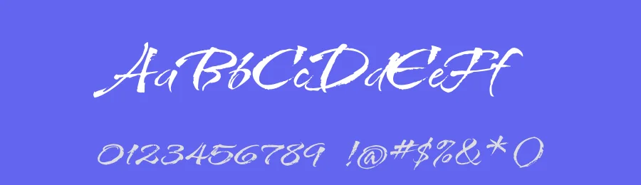 Kolker Brush by Robert E. Leuschke — Sans Serif Font — thumbnail 3