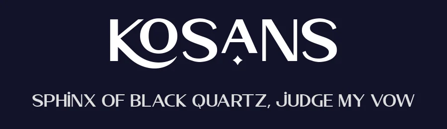 Kosans by Prio Nurokhim Aji — Sans Serif Font — thumbnail 2
