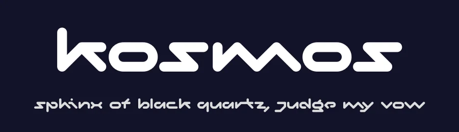 Kosmos by Alexey Atapin — Display Font — thumbnail 2