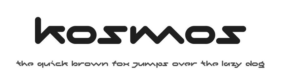 Kosmos by Alexey Atapin — Display Font