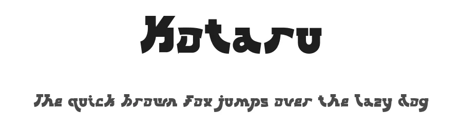Kotaru by Gabrielle Devina S — Display Font