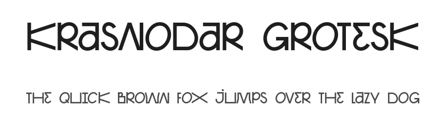Krasnodar Grotesk by Talya Grotesk — Display Font