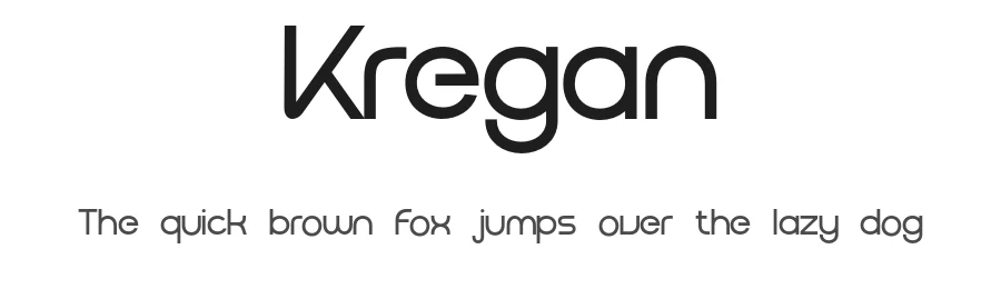 Kregan by Jamaludin Ahmad Sahestya Dharma — Sans Serif Font
