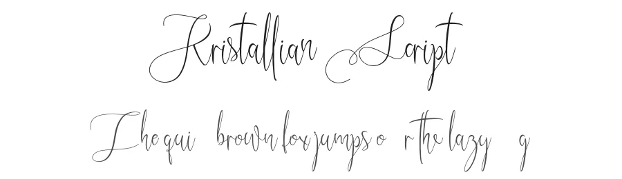 Kristallian Script by Khairul — Script Handwritten Font