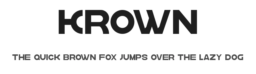 Krown by sigit nw — Sans Serif Font