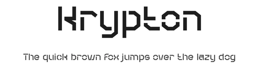 Krypton by PINISIART TEAM — Display Font