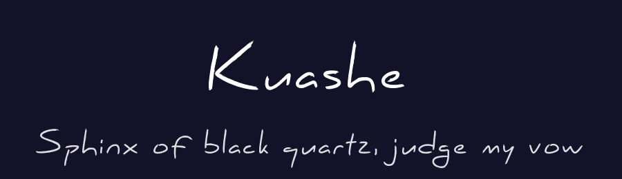 Kuashe by Kadek Adi Mahardika — Script Handwritten Font — thumbnail 2