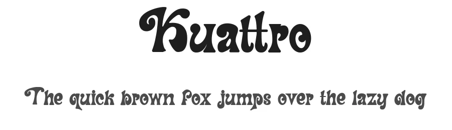 Kuattro by Rian Rahardi — Script Handwritten Font