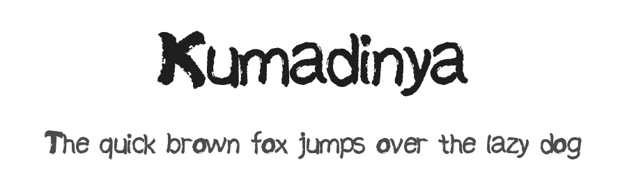 Kumadinya by Ginan Perdana — Script Handwritten Font