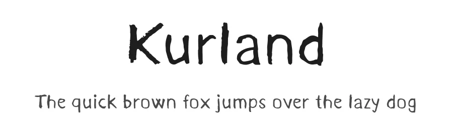 Kurland by GGBot — Script Handwritten Font