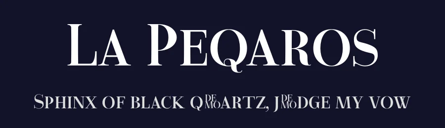 La Peqaros by Niko Tersa — Serif Font — thumbnail 2