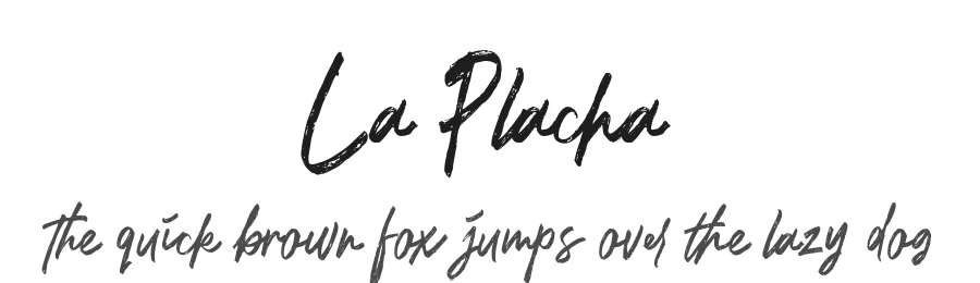 La Placha by hishand studio — Script Handwritten Font