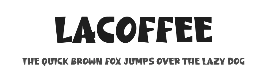 Lacoffee by Rian Rahardi — Display Font