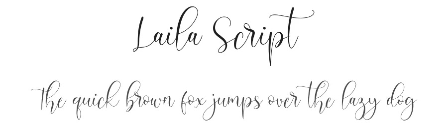 Laila Script by Nissa Nana — Script Handwritten Font