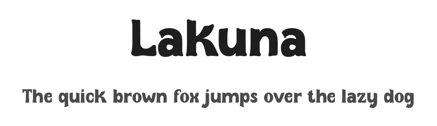 Lakuna by Dryy.type โ Display Font