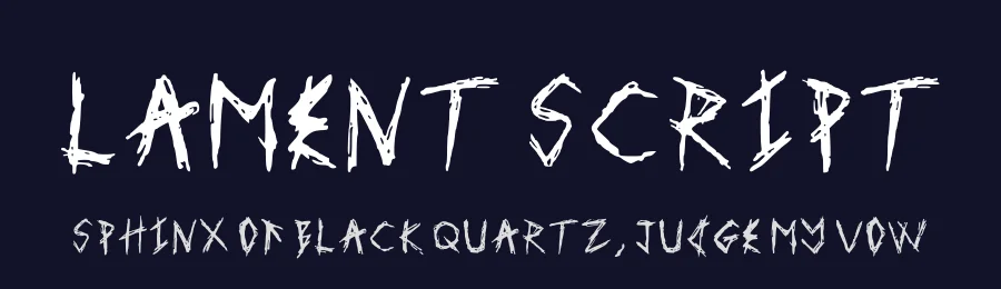 Lament Script — Script Handwritten Font — thumbnail 2