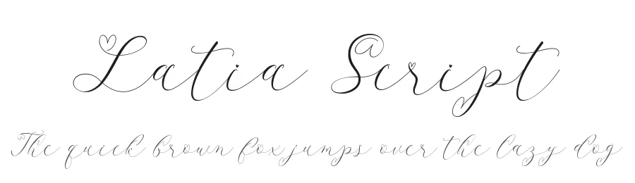Latia Script by Fahri Rizal — Script Handwritten Font