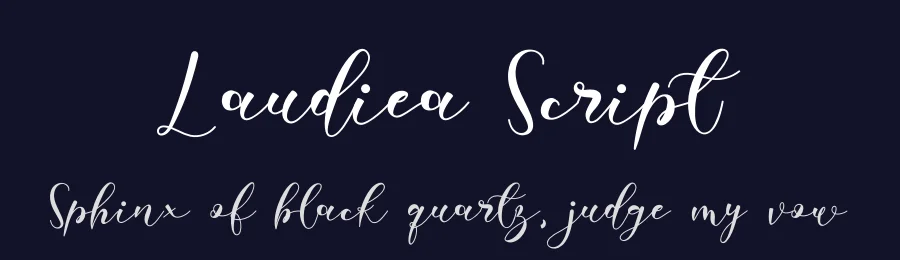 Laudiea Script by Nisa Nana — Script Handwritten Font — thumbnail 2