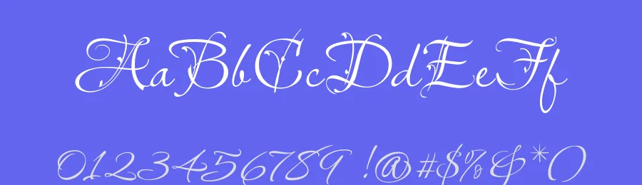 Lavishly Yours by Robert E. Leuschke — Script Handwritten Font — thumbnail 3