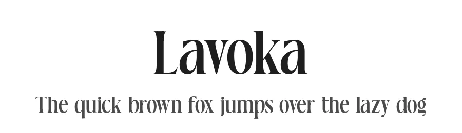 Lavoka by Irzad Nurandito — Serif Font