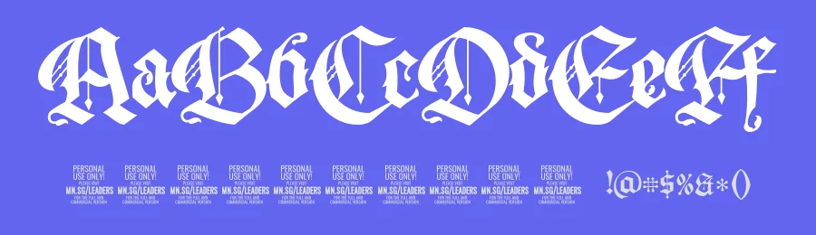 Leaders by Mans Greback — Display Font — thumbnail 3