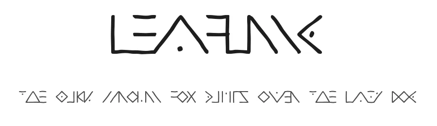 Leafling by Benedikt Dietrich — Script Handwritten Font