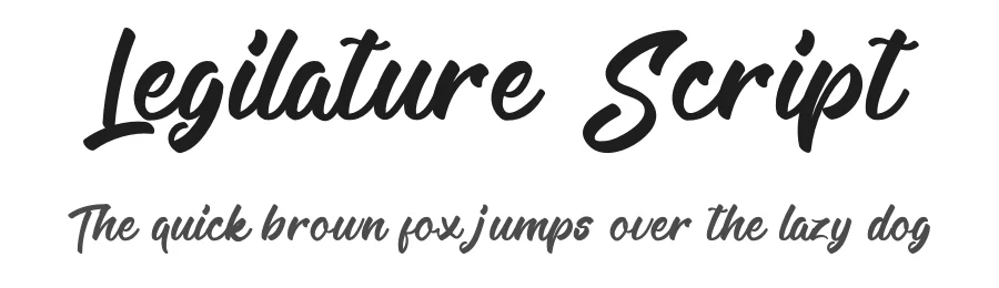 Legilature Script by Agung Rohmat — Script Handwritten Font