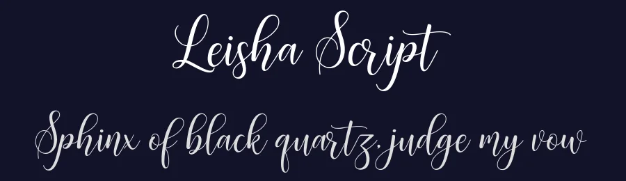 Leisha Script by Amarlettering — Script Handwritten Font — thumbnail 2