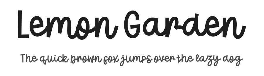 Lemon Garden by Lettersweet — Script Handwritten Font