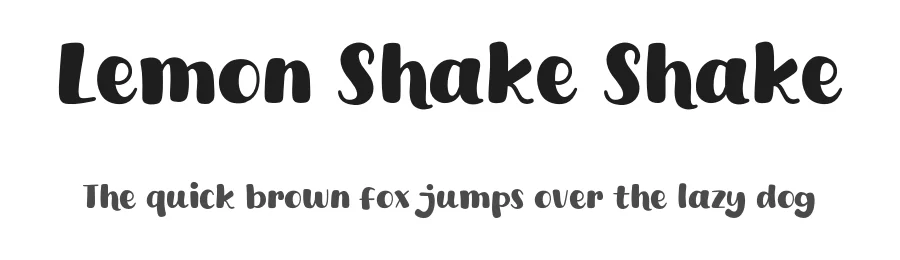 Lemon Shake Shake