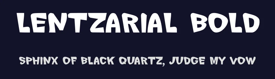 Lentzarial Bold by Christos Lentzaris — Script Handwritten Font — thumbnail 2